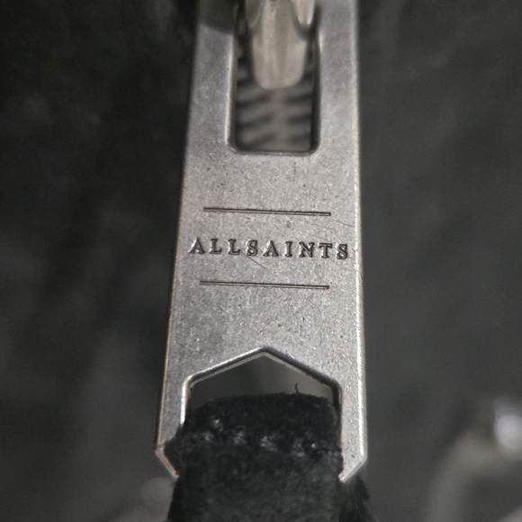 All Saints Black Biker Jacket - Picture 3 of 7